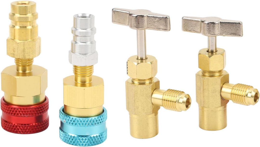 Kikumi R1234YF Schnellkoppler Kit Selbstversiegelung Kann mit Hohem Niederdruck 1234yf Bis R134A -Ad