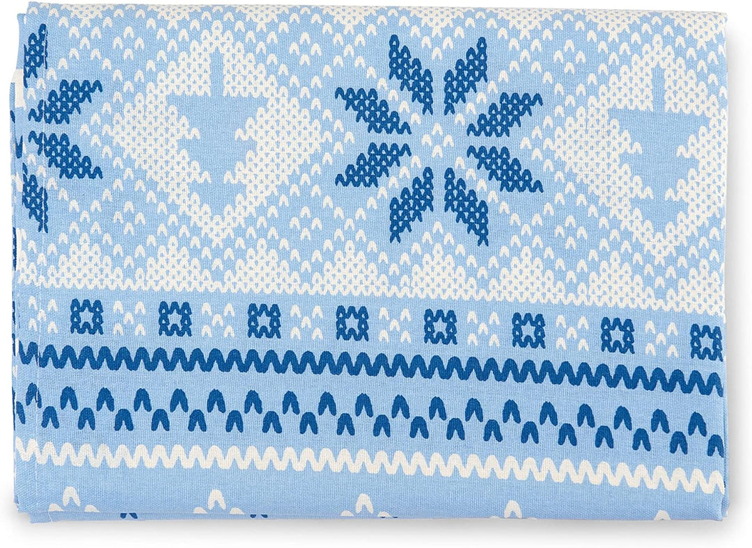 HomeLife - Überwurf Sofaüberwurf bunt Muster Bergdorf [180 x 260 cm] - Mehrzweck-Überwurf aus Baumwo