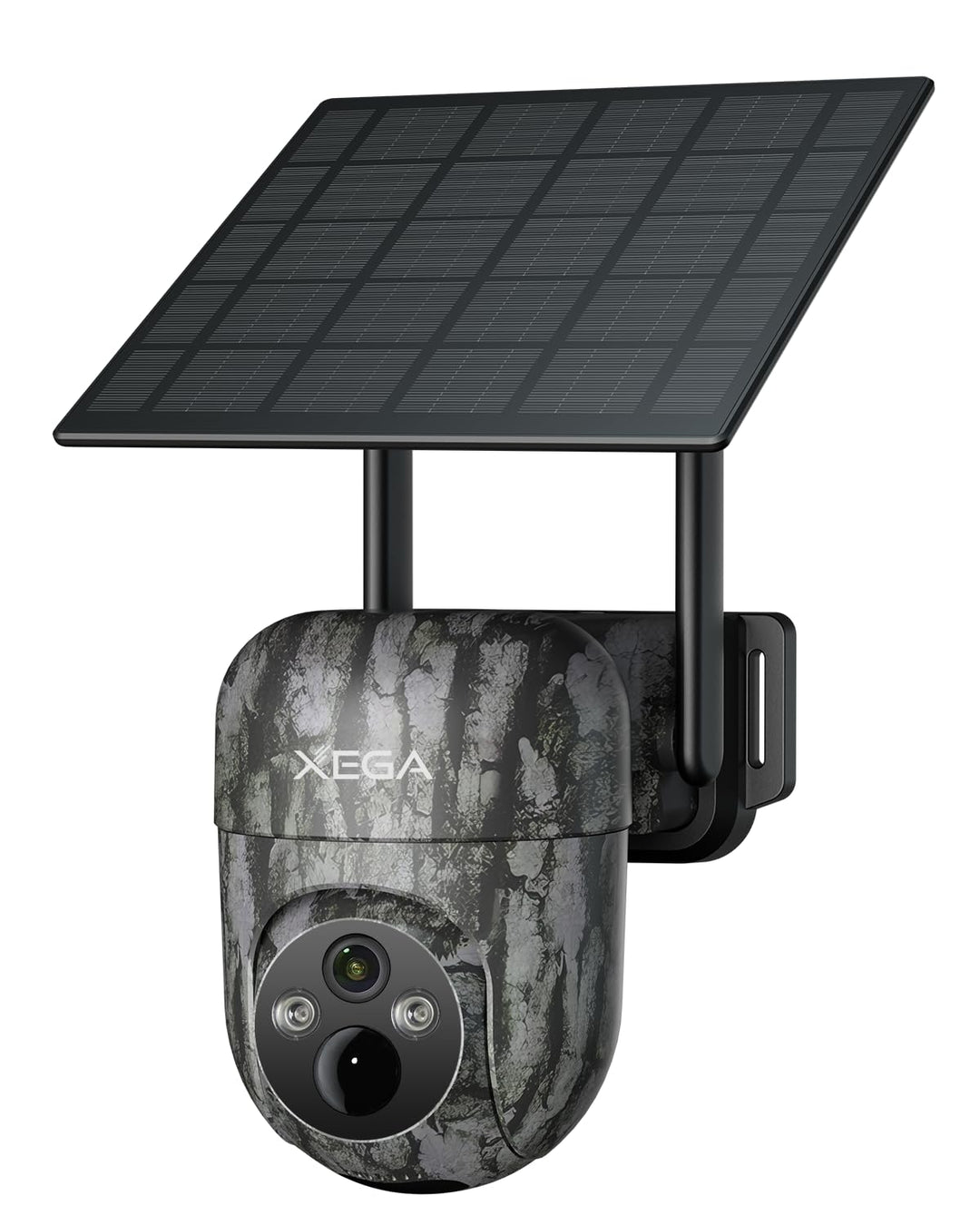 Xega 4G LTE Wildkamera Solar Akku mit SIM Karte,Überwachungskamera mit Live App Farb-Nachtsicht, 2K