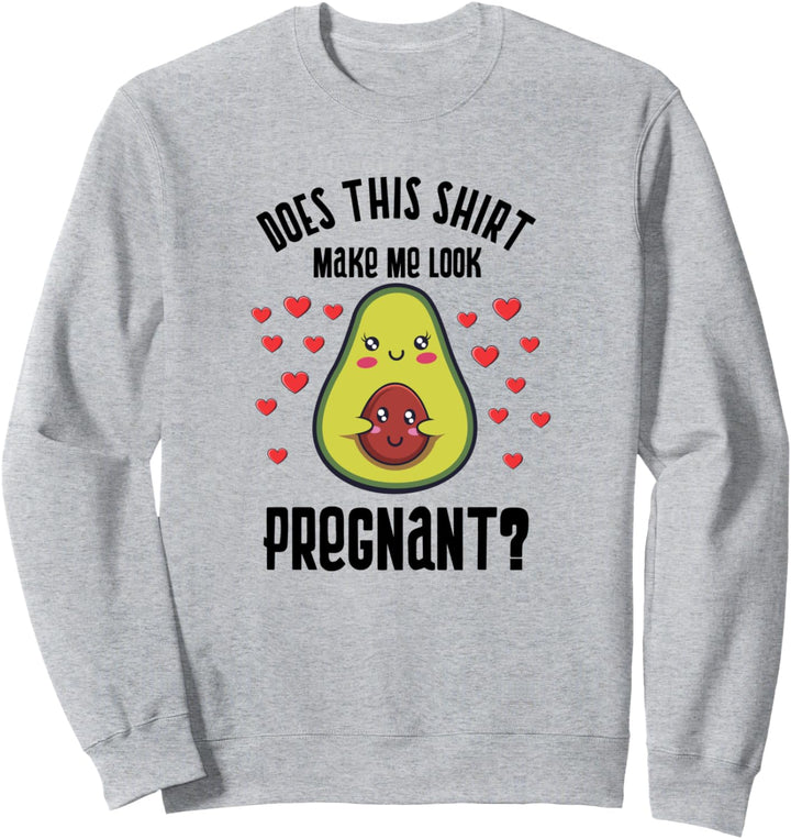 Looking Pregnant Expecting Mother Schwangerschaft Sweatshirt