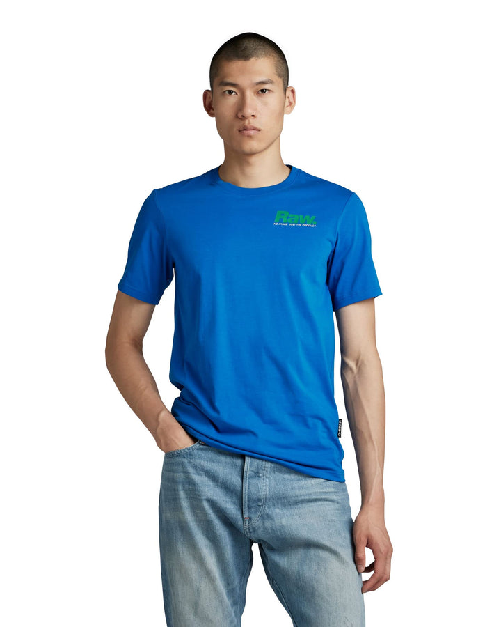 G-STAR RAW Men's Photographer gr Slim T-Shirt S Blau (Lapis Blue D22804-336-d610), S Blau (Lapis Blu