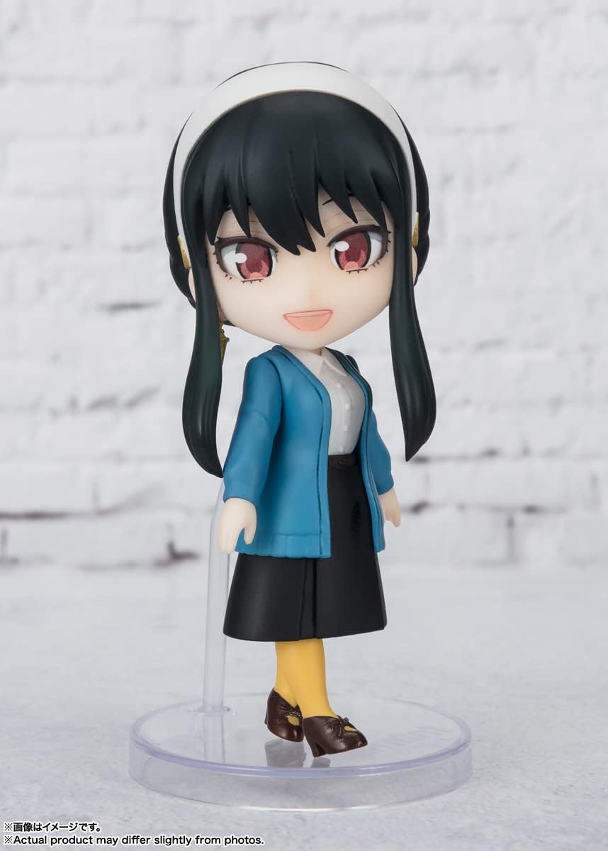 BANDAI Spy x Family Figuarts Mini Yor Forger (Odekeke Outfit) 9 cm Schwarz, Schwarz