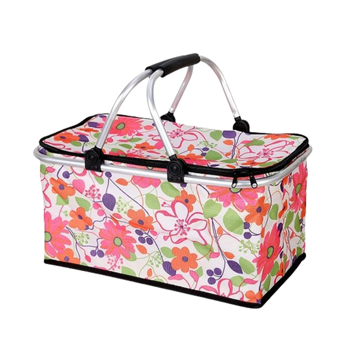 Grosser Picknickkorb,Grosser Picknickkorb | Tragbarer 30-Liter-Picknickbox-Kühler,Oxford-Stoff-Pickn