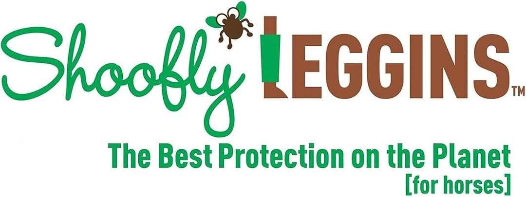 Shoofly Pferde-Leggins, patentierte locker sitzende Fliegenstiefel, verhindern Fliegenbisse, reduzie