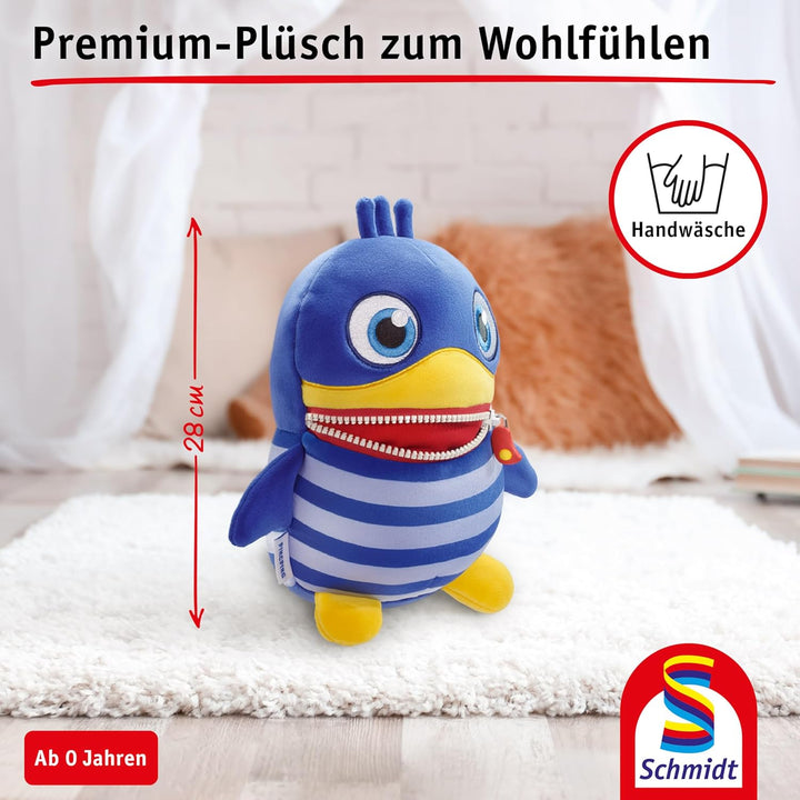 Schmidt Spiele 42660 Sorgenfresser, PingPing, 22 cm, Edition Boogie Woogies, Plüschfigur, Blau Ping