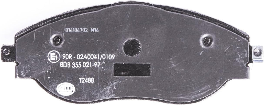 HELLA PAGID 8DB 355 021-971 Bremsbelagsatz - T2488 - Dicke/Stärke: 20mm - Bremssystem: TRW - mit int