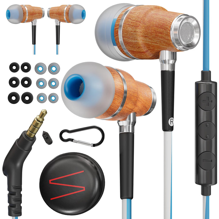 Symphonized® In Ear Kopfhörer mit Kabel und Mikrofon HD, Premium Noise Cancelling kopfhoerer In Ear,