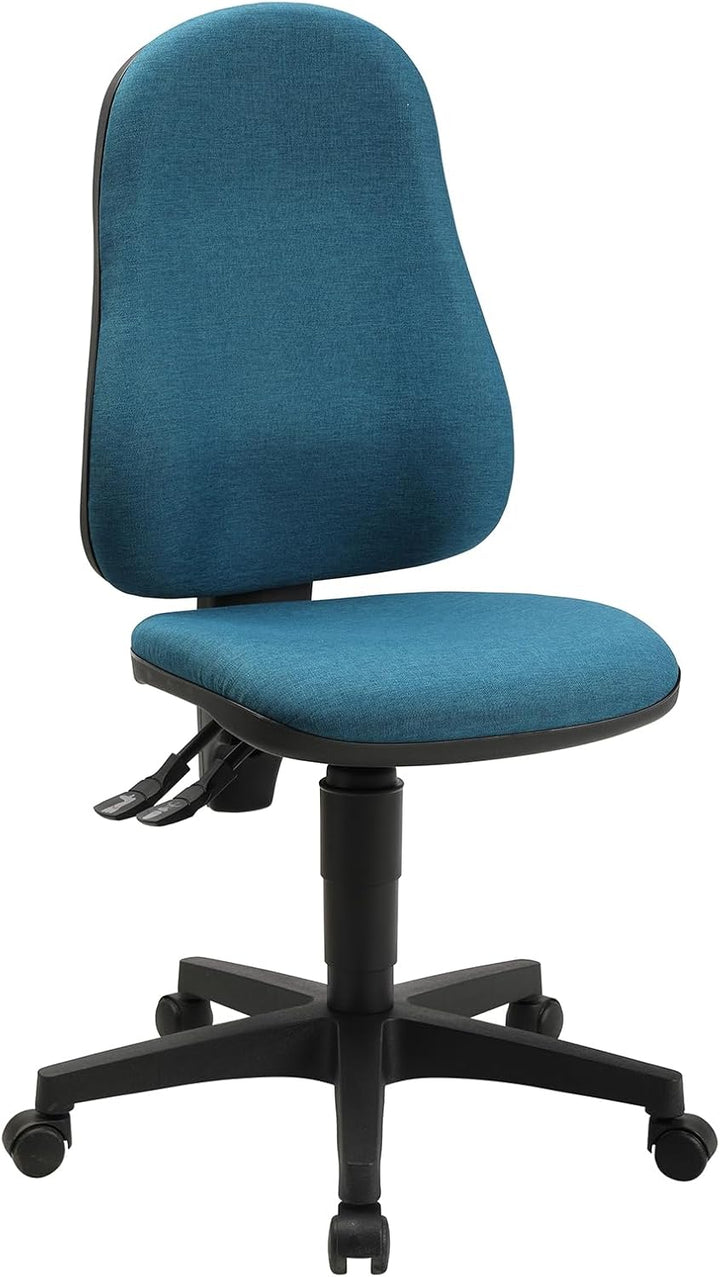 TOPSTAR Bürostuhl Point 60 Schreibtischstuhl Kassenstuhl höhenverstellbar ergonomisch Petrolblau, 81