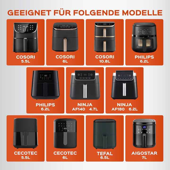 UNBOX Heissluftfritteuse Zubehör für COSORI Turbo Tower Pro Smart 10,8L - COSORI Turboblaze Zubehör