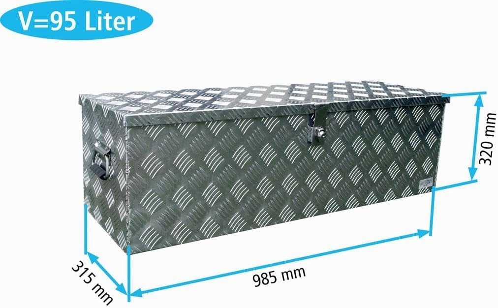 Truckbox D100 Werkzeugkasten, Deichselbox, Transportbox, Alubox, Alukoffer