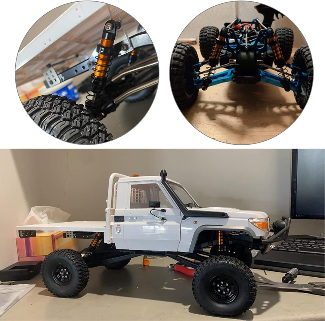 Runup RC Stossdämpfer aus Metall, RC Dämpfer für 1/10 RC Crawler Auto Axial SCX10 90046 AXI03007 TRX