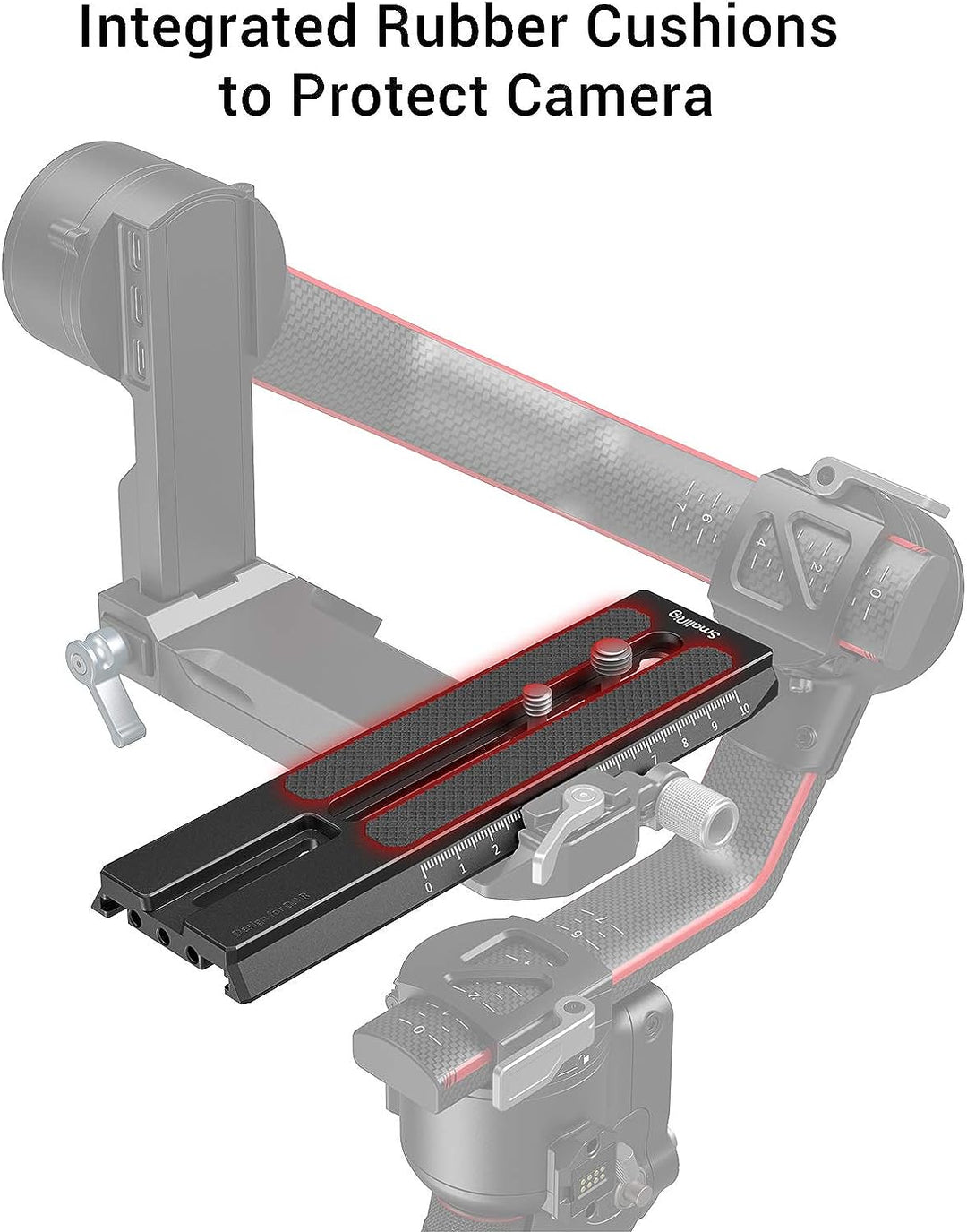 SMALLRIG RS2 RS3 RS3 Pro Extended Quick Release Plate erweiterte Schnellwechselplatte für DJI RS 2 /