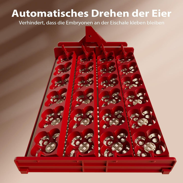 Vollautomatische Brutmaschine 24 Eier Brutapparat Flächenbrüter Brüter Inkubator