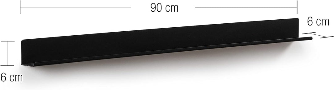 byde Ein schlankes Wandregal für Fotos, Bilder und Bücher. Modernes und minimalistisches Design. Her