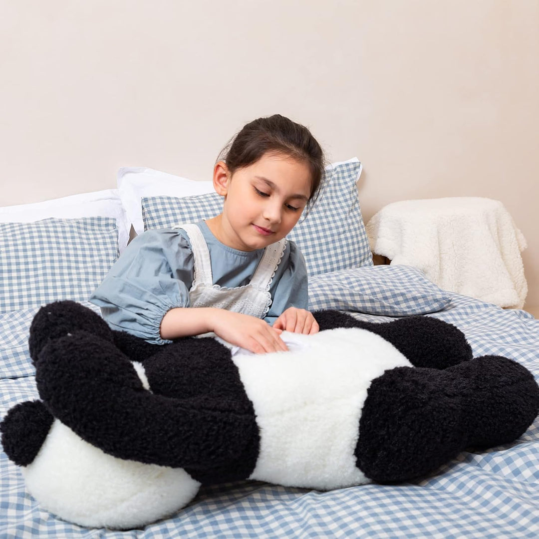 Aiuidun Grosser Panda Kuscheltier Teddybär Plüschtier Stofftier Nettes Grosser Panda Weiches Umarmun