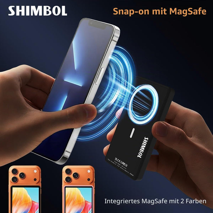 Shimbol CP5 Ultra, 5‘’ 1080P Full Touch HD Telefon Vlog Selfie Monitor Screen für iPhone &amp; Android -