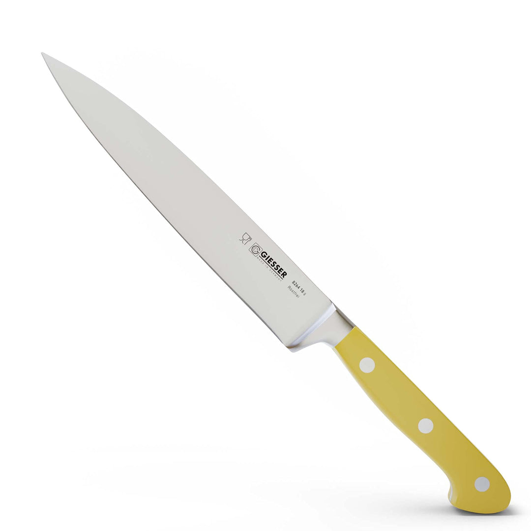 Giesser seit 1776 - Made in Germany - Filiermesser geschmiedet gelb Skyline Yellow, 18 cm, Filetierm