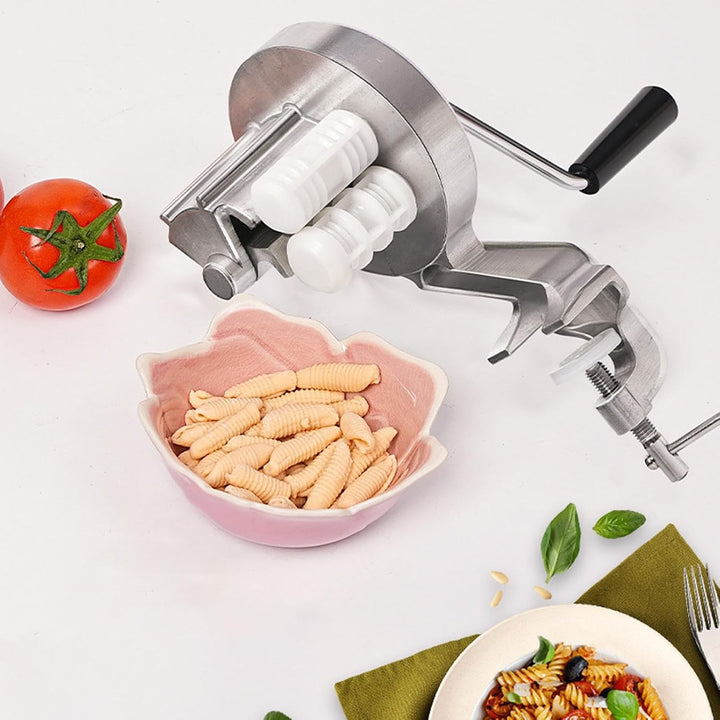 Manual Cavatelli Maschine | Makkaroni-Maker Mit Handkurbel | Gnocchi Maschine | Tragbar Cavatelli Pa