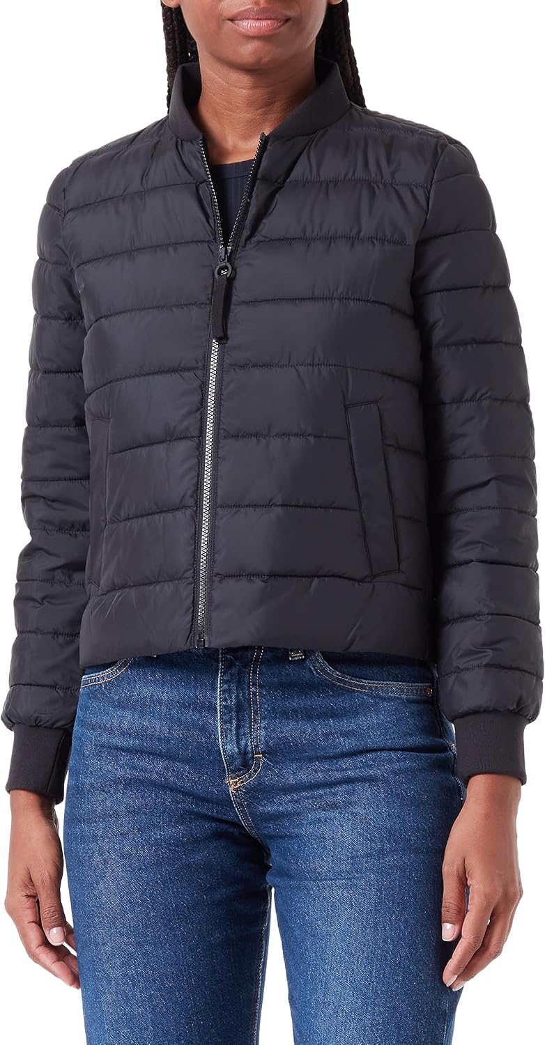 s.Oliver Damen Outdoor Jacke 44 Schwarz 