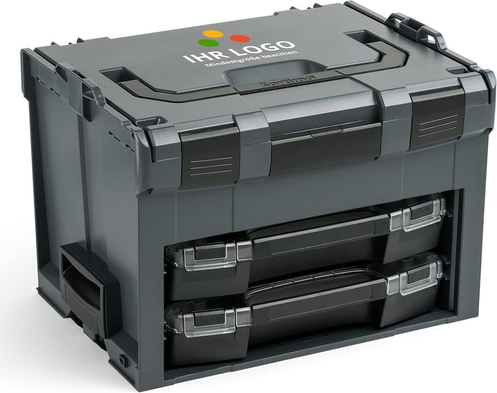 L-BOXX Sortimo LS BOXX 306 | inkl. i-BOXX 72 H3 & i-BOXX 72 I3 in Anthrazit individuell anpassbar mi