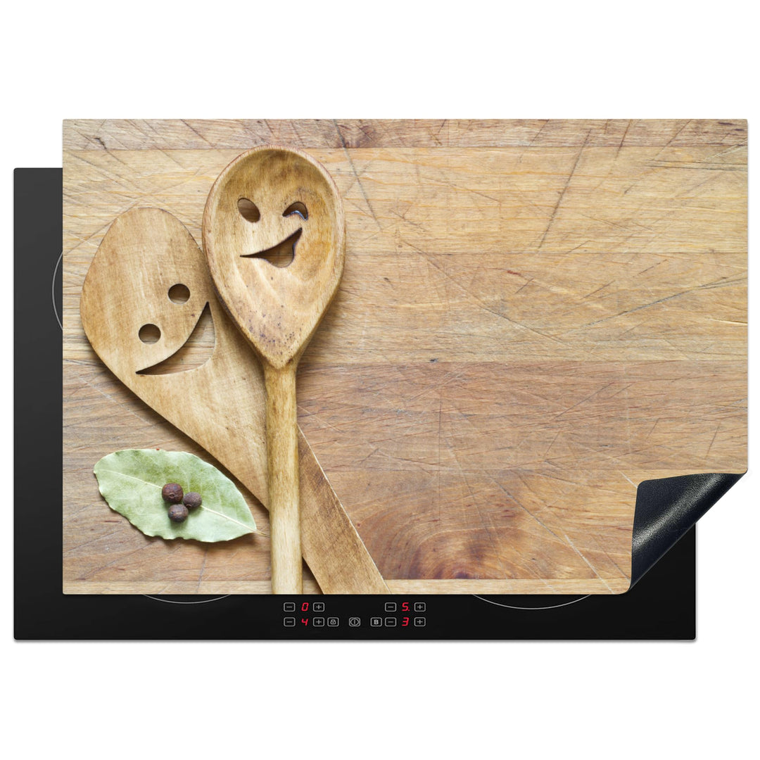 KitchenYeah© Herdabdeckplatte Einteilig Küche Herdabdeckung Induktionsfeld Ceranfeld Herdabdeckplatt