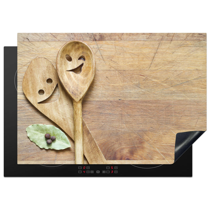 KitchenYeah© Herdabdeckplatte Einteilig Küche Herdabdeckung Induktionsfeld Ceranfeld Herdabdeckplatt