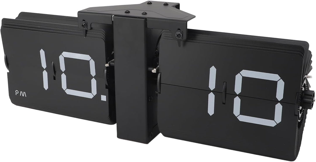 Automatische Flip -Uhr -Mechanik Retro Digital Flip Down Takt Batterie Easy Lesen Sie grosse Zahlen