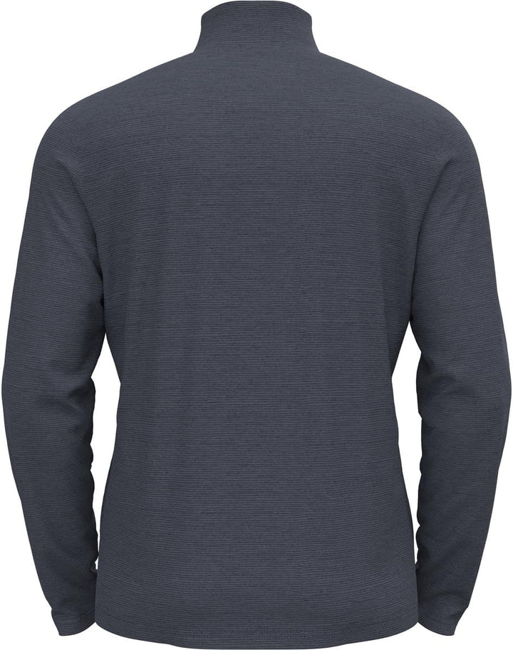 Odlo Herren Roy_542332 Mid Layer mit Reissverschluss (1er Pack) S India Ink - Folkstone Gray, S Indi