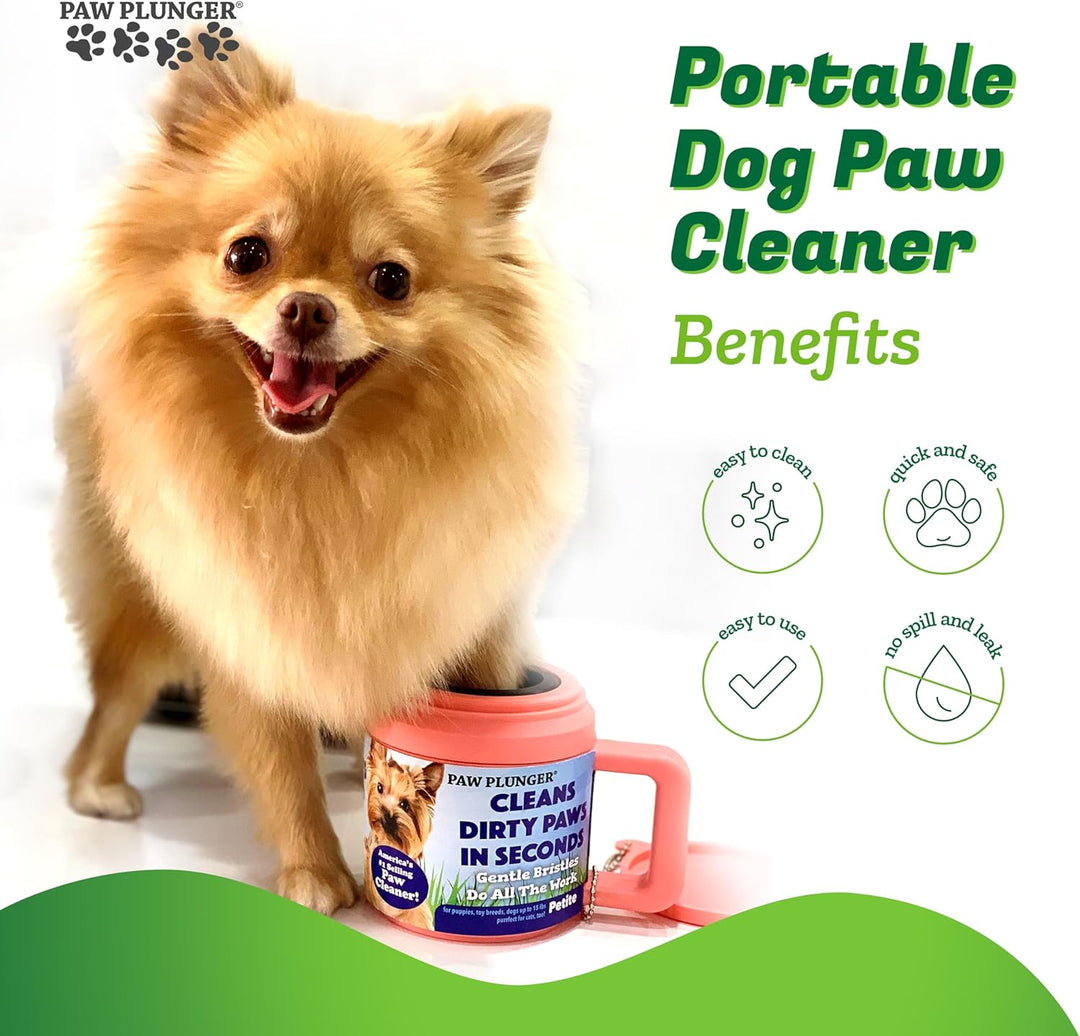 Paw Plunger Pfotenreiniger für Hunde Large, Schwarz Schwarz L, Schwarz L