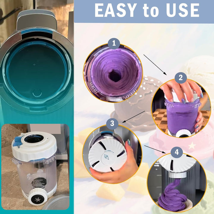Deckel für Ninja Swirl Creami Behälter，Zubehör für Nc700 Nc701eu Serie, Kompatibel mit Ninja Eismasc