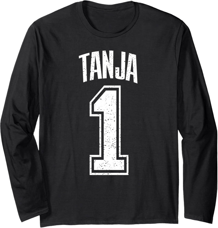 Tanja Supporter Number 1 Grösster Fan Langarmshirt