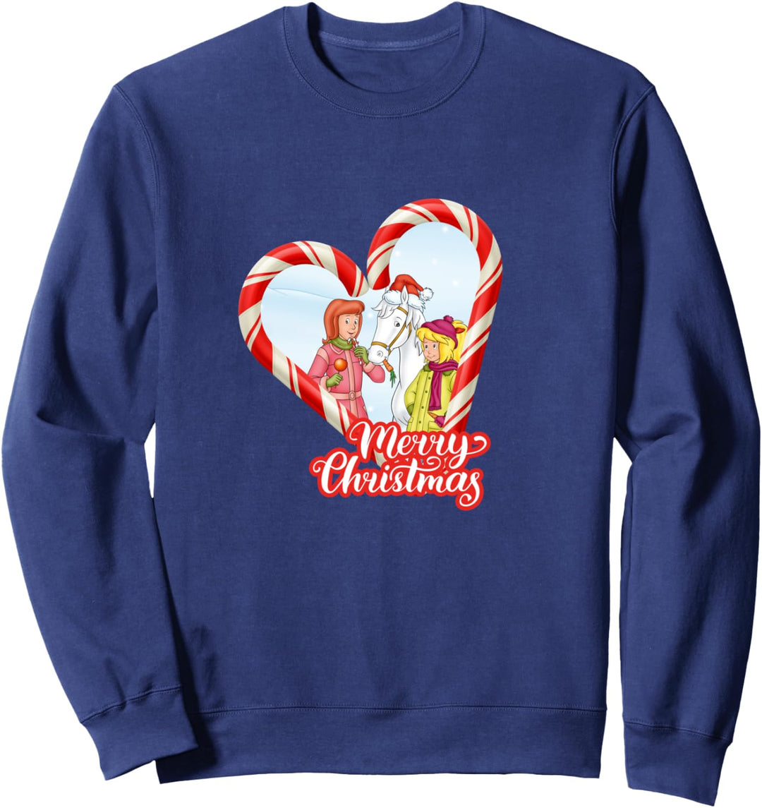 Bibi & Tina - Weihnachten - Zuckerstangen Sweatshirt