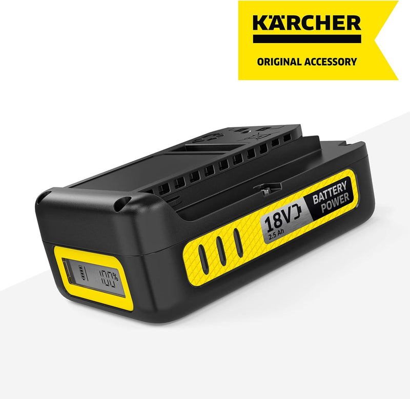 Kärcher 18 V Akku-Terrassenreiniger PCL 3-18 & Battery Power18/25,18 Vor36 V, 2,5 Ah Bundle mit Batt