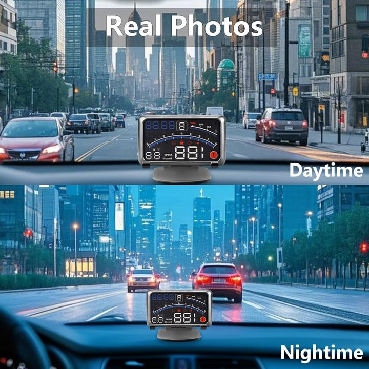 HUD Head Up Display OBD2, Universal HUD Headup Display Auto Für Auto Mit OBD II Port EUOBD Plug & Pl