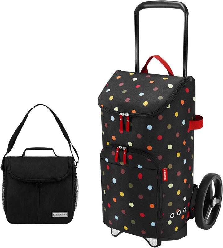 reisenthel citycruiser Rack + citycruiser Bag 45 l Einkaufstrolley dots + Promo Zugabe