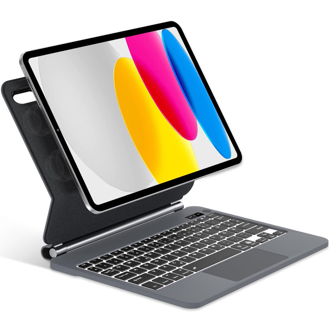 IVEOPPE Magic Keyboard für iPad A16 11. Generation & 10 Gen (2025), Magnetische Freischwebende Desig