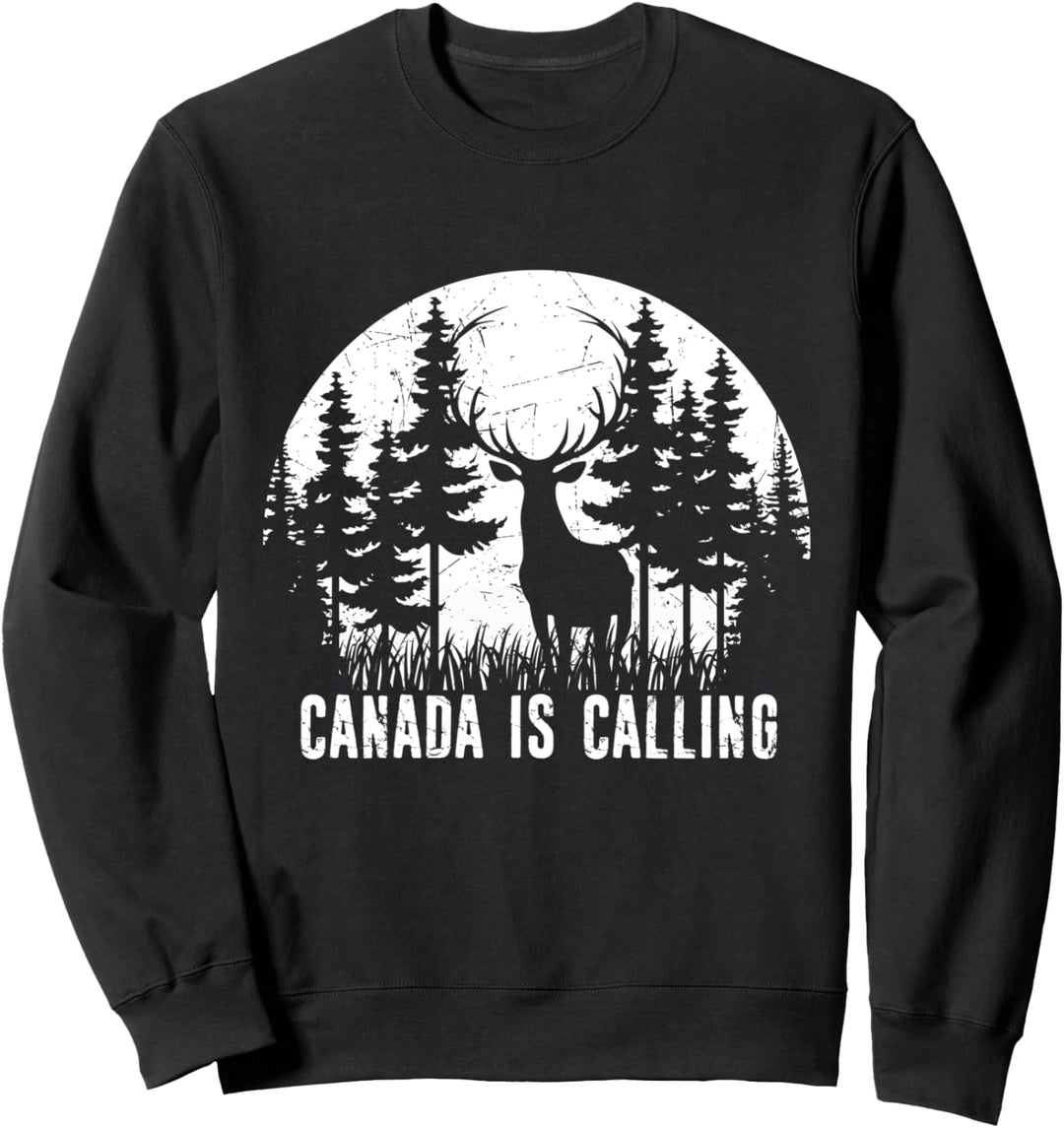 Canada is Calling - Urlaub in Kanada Geschenk Auswanderer Sweatshirt