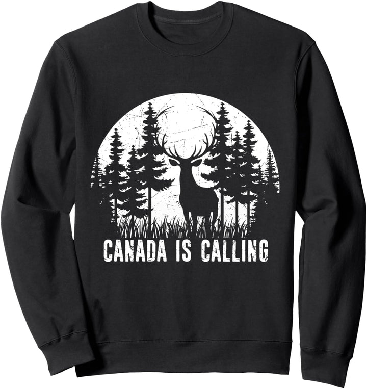 Canada is Calling - Urlaub in Kanada Geschenk Auswanderer Sweatshirt