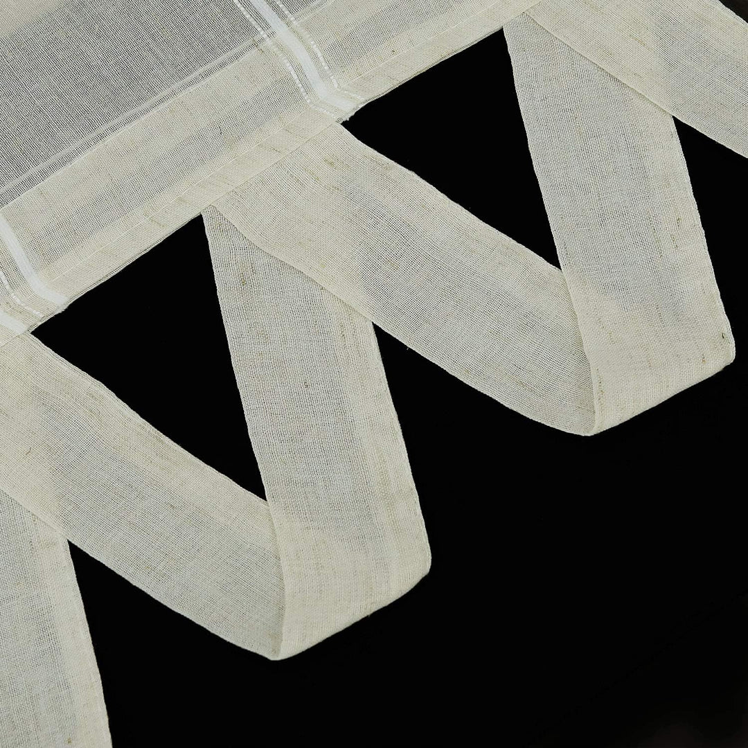 Joyswahl Raffrollo halbtransparentes Unifarbiges Bändchenrollo mit Längsstreifen »Thea« Schals mit S