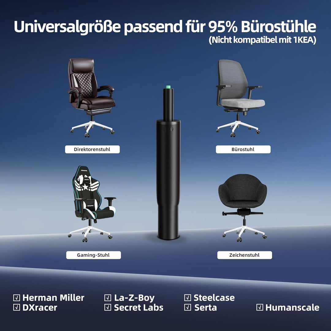 Mastery Mart Gasdruckfeder für Bürostühle, Länge 246mm - 346mm Gasdruckfedern, Gasdruckdämpfer Belas