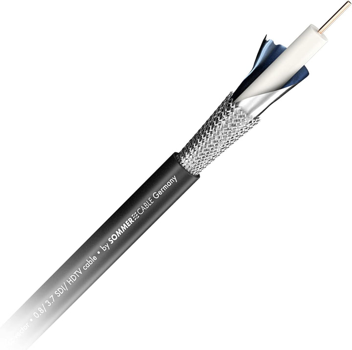 Sommer Cable 6G-/HD-SDI-4K, Adapterkabel SC-Vector 0.8/3.7, Mini HD-BNC Male 75 Ohm / NBNC75BLP9X, s