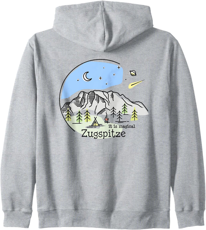 Zugspitze Garmisch Partenkirchen Bayern Wandern Souvenir Kapuzenjacke