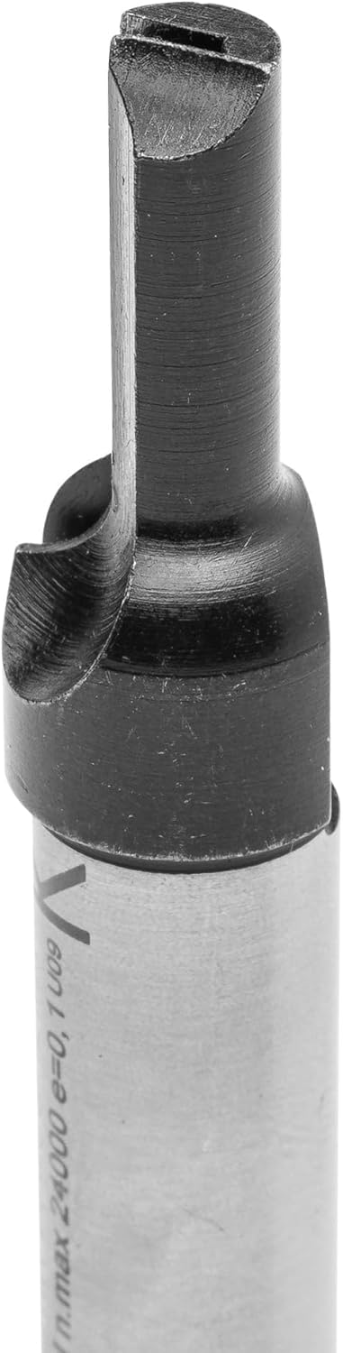 ENT 20080 Wendeplatten - Nutfräser HW, Schaft (S) 12 mm, Durchmesser (D) 8 mm, NL 20 mm, Z1, GL 63 m