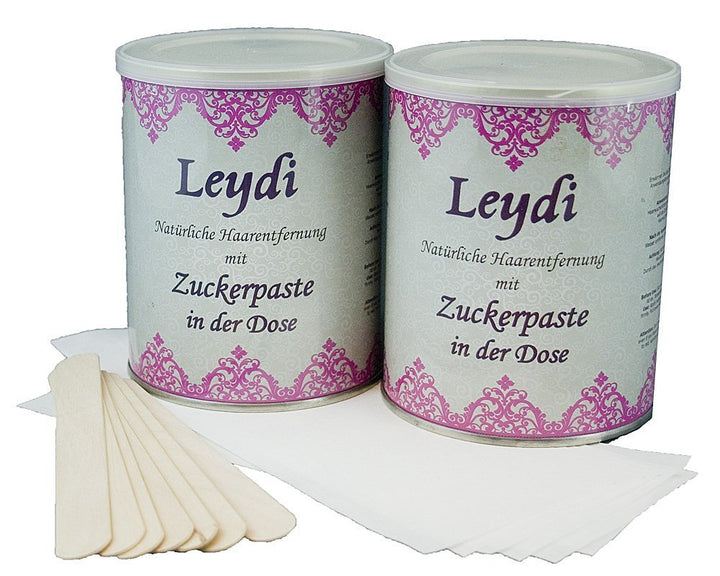 2x 1000g Leydi Zuckerpaste in der Dose - Nachfüllset für Sugaring und Haarentfernung zu Hause