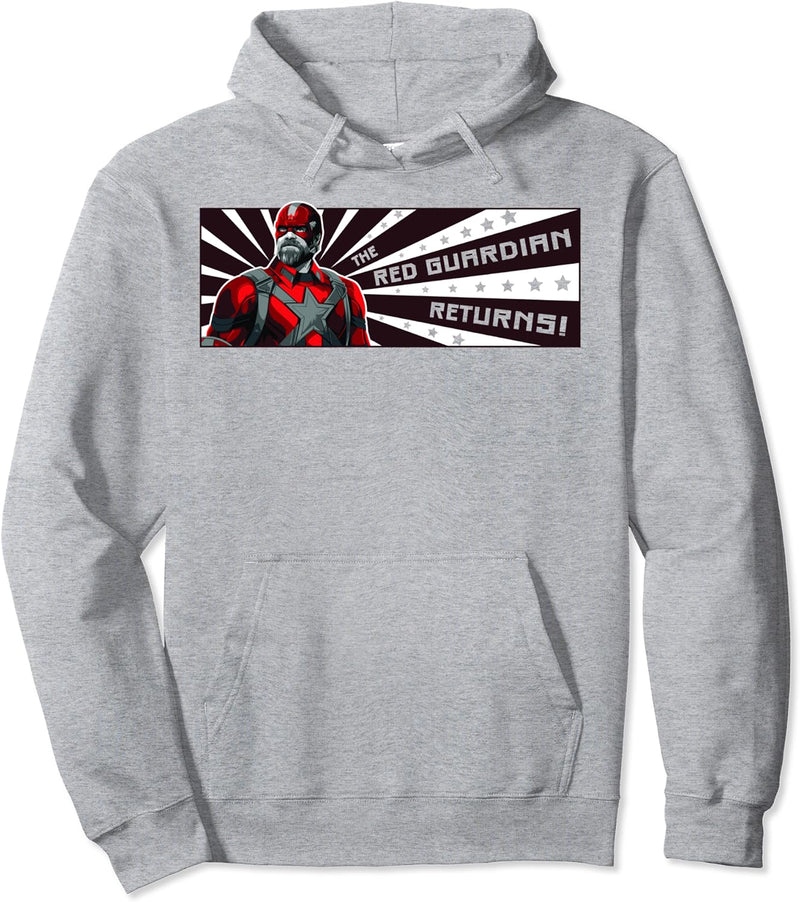 Marvel Black Widow The Red Guardian Returns Panel Pullover Hoodie
