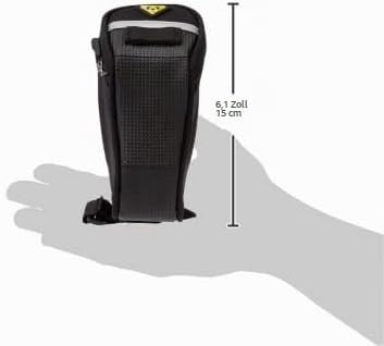 TOPEAK Satteltasche mit Fixer F25 Aero Wedge Pack 19 x 9.5 x 10 cm, 1 Liter Schwarz, 19 x 9.5 x 10 c