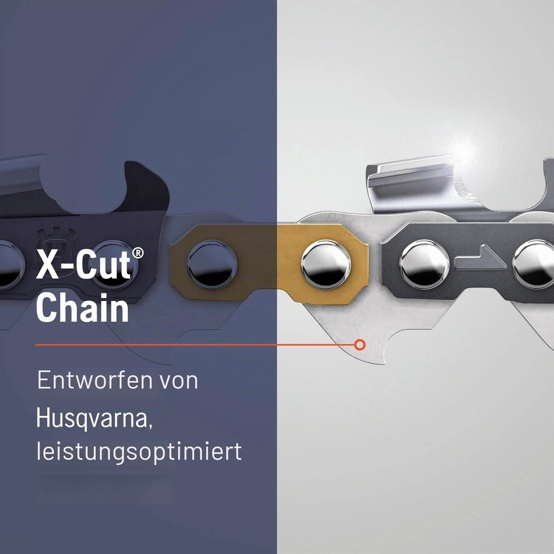 Husqvarna X-Cut C85 Kettensägekette, 50,8 cm, 0,95 cm Teilung, 0,058 Gauge, Grau
