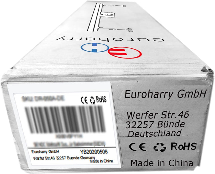 Duschrinne, Edelstahl Komplettset Wandablauf Wandmontage Befliesbar Haarsieb Rinne mit Siphon Montag