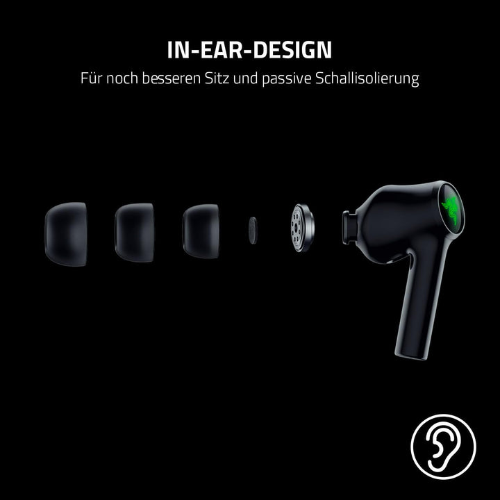Razer Hammerhead True Wireless (2nd Gen) - True Wireless niedrig Latenz Ohrstöpsel mit Razer Chroma
