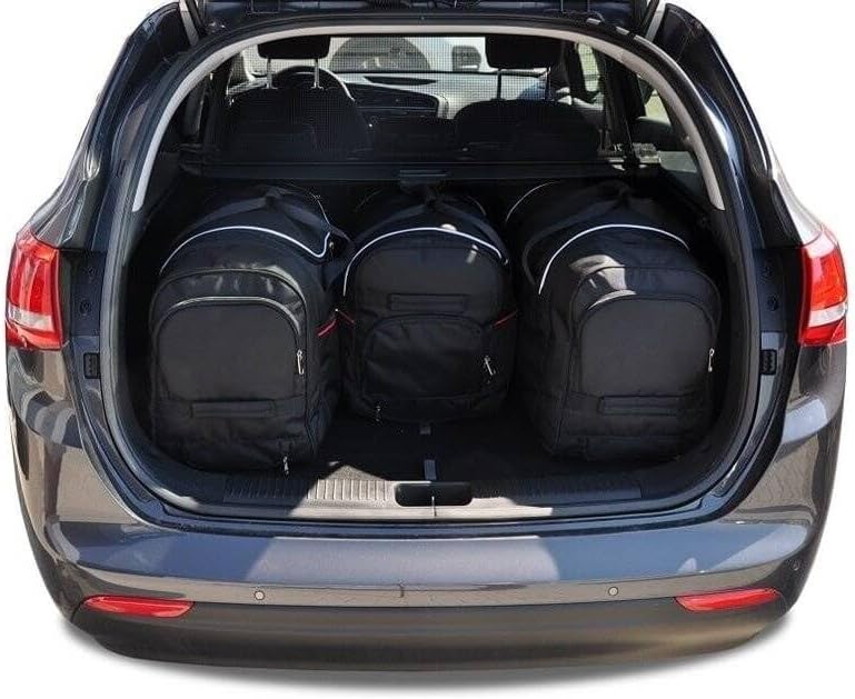 KJUST Dedizierte Reisetaschen 4 stk kompatibel mit KIA CEE'D KOMBI II 2012-2018